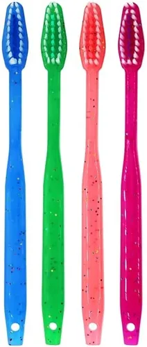 Vista 7 de MEGA Pack - Cepillos de dientes desechables para niños con pasta Paquete de cepillos de dientes prepegados y envueltos individualmente Perfecto