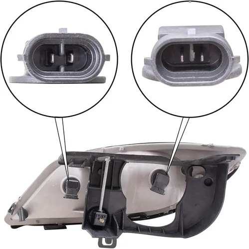 Vista 4 de Brock Faro delantero para 2003-2005 Sunfire 22713668 Set GM2502222