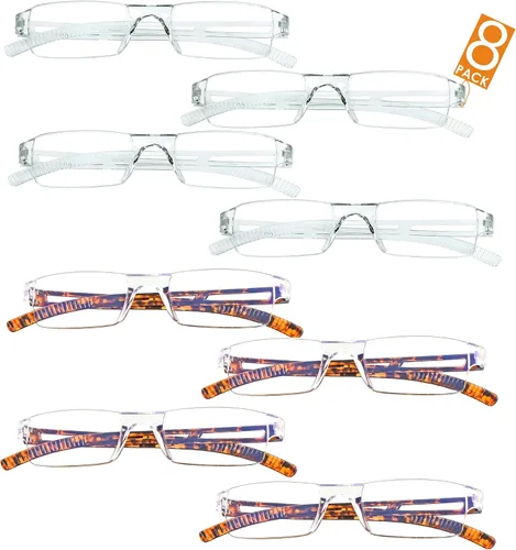 Vista 15 de LifeArt Lentes de bloqueo de luz azul, antifatiga ocular, anteojos de lectura para computadora, anteojos de juegos, gafas de TV para mujeres