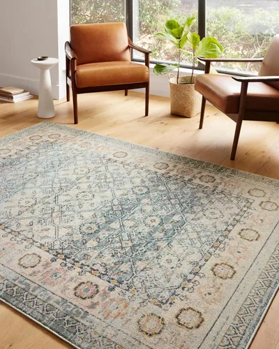 Vista 8 de Loloi Jocelyn Collection JOC-07 - Alfombra de pasillo de 2 pies 3 pulgadas x 7 pies 6 pulgadas, diseño caqui/multicolor, 0.38 pulgadas de grosor