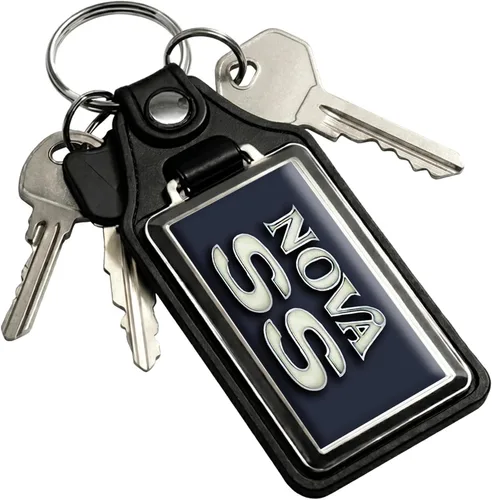 Vista 66 de Brotherhood Car Key Chain for Nova - Classic Models Keychain for Men and Blanco antiguo - Personalizado 1975