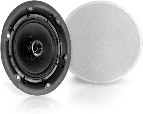 Vista 9 de Pyle Pyle PWRC55BT - Altavoz de montaje en techo y pared, Bluetooth inalámbrico de 5.25 pulgadas, kit de subwoofer de sonido estéreo de 2 vías