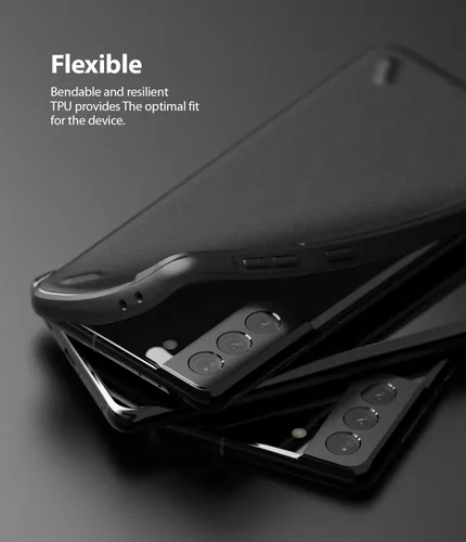 Vista 4 de Ringke Onyx - Carcasa para Samsung Galaxy S21 + Funda (6,7 pulgadas), compatible con Galaxy S21 Plus, antihuellas, antideslizante, agarre cómodo