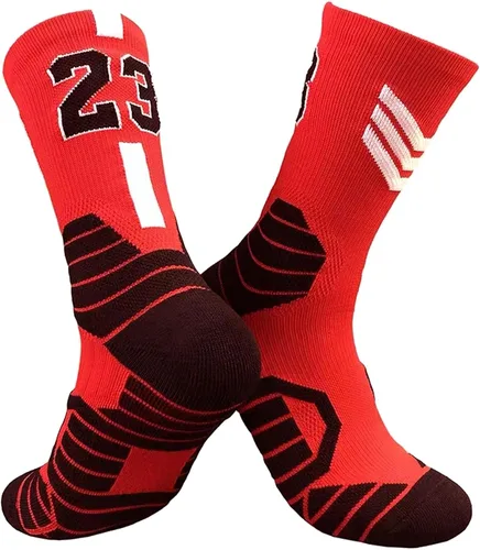 Vista 2 de Jordan Jersey for Kids #23 Basketball Jersey Sets Home Red