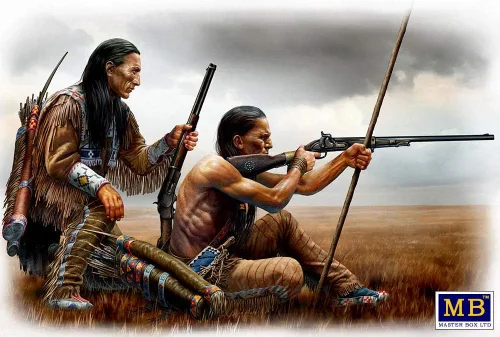 Vista 2 de Masterbox Bundle LOT of Indian Wars Series XVIII Century 4 Kits de plástico 1/35