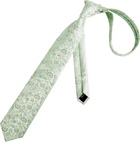 Vista 25 de Alizeal Mens 3.15inches Leaf Flower Pattern Tie with Floral Pocket Square Set