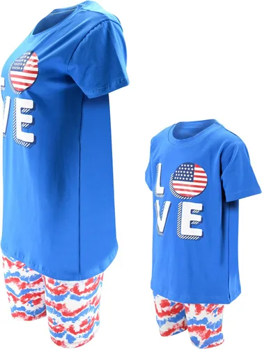 Vista 2 de Unique Baby Mini camisa mamá y yo mamá del 4 de julio