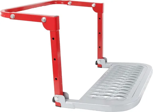 Vista 9 de DICMIC Escalón de neumático plegable y resistente para camión, SUV y RV, escalón ajustable montado en neumático se adapta a la mayoría de neumáticos