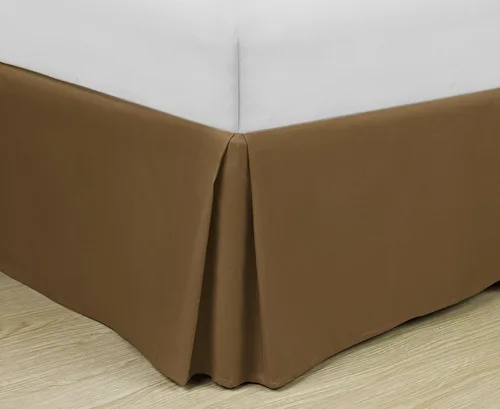 Vista 17 de Cathay Home Falda de cama plisada de microfibra de doble cepillado de fácil ajuste, ultra suave, resistente a la decoloración y a las arrugas