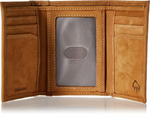 Vista 6 de WOLVERINE Mens Rugged Front Pocket Leather Wallet