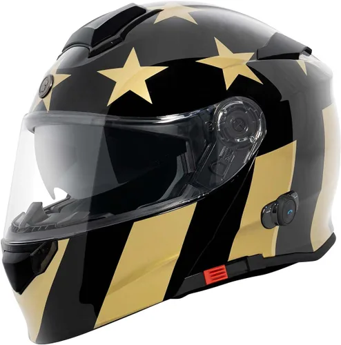 Vista 14 de Torc T-28B - Casco modular Bluetooth Dark Star