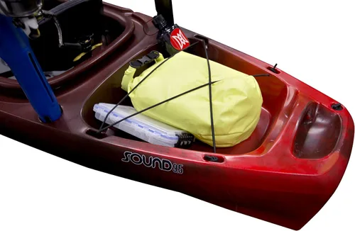 Vista 7 de Perception Sound 10.5 Siéntate dentro del kayak para pesca y diversión Dos soportes para cañas Almacenamiento trasero grande Dapper