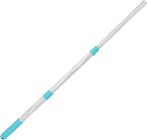 Vista 9 de TOPINCN Poste telescópico para piscina, poste telescópico de aluminio profesional ABS, 3 secciones, mango de red de piscina para redes