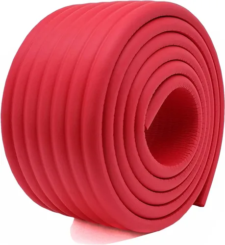 Vista 19 de M2cbridge Cobertura Multifuncional para Bordes y Esquinas, Protector de Seguridad para Bebés, DIY (Negro 4 m) Parachoques NBR de alta densidad