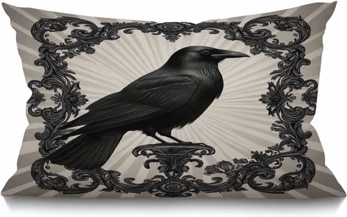 Vista 11 de Smooffly Funda de Almohada Decorativa de Vaca Granja Retrato de una Vaca Highland Ganado Cuerno de Buey Peludo Gris Blanco Algodón Lino Decoraciones