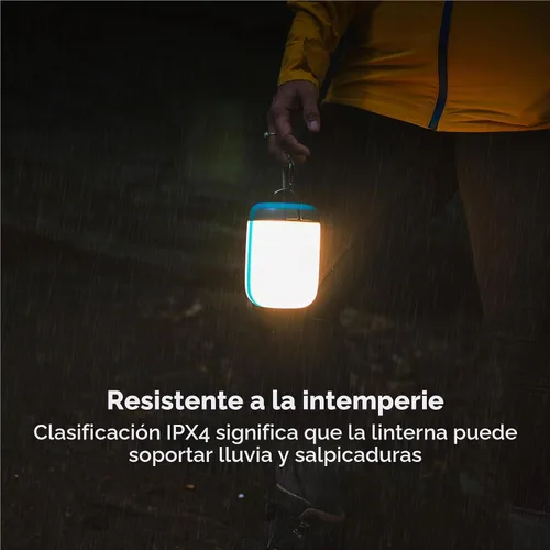 Vista 5 de BioLite Alpenglow Linterna USB multicolor con batería recargable y puerto de carga, AlpenGlow 500