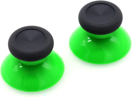 Vista 10 de Deal4GO Paquete de 2 palancas de pulgar OEM cóncavas de repuesto analógicas para controlador Xbox One de goma para joystick de control de pulgar