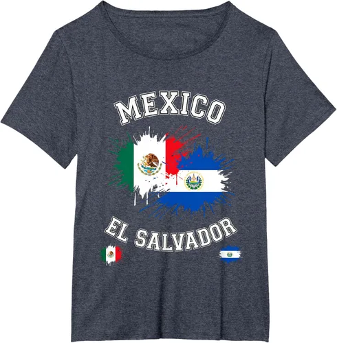 Vista 55 de Camiseta de recuerdo de la bandera vintage de El Salvador de México