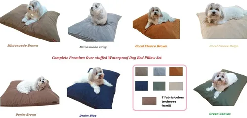 Vista 5 de Durable Comfort - Cama de espuma viscoelástica para perros con forro impermeable y funda externa para perros S, M, L, juego completo