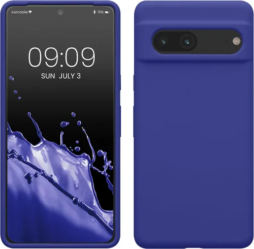 Vista 28 de kwmobile Funda compatible con Google Pixel 7 - Funda de silicona TPU con acabado suave - Piedra antigua