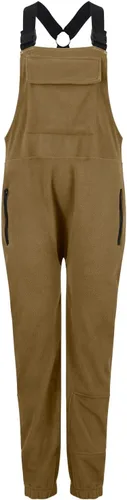 Vista 4 de UOFOCO Overol de lana de cachemira para mujer, holgado, sólido, cálido, suave, pantalones de trabajo, overoles con bolsillo