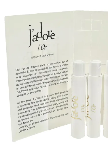 Vista 4 de Dior Muestra de perfume J'adore L'Or Essence De Parfum Mujer 0.0 fl oz / 0.03 fl oz Set de 3