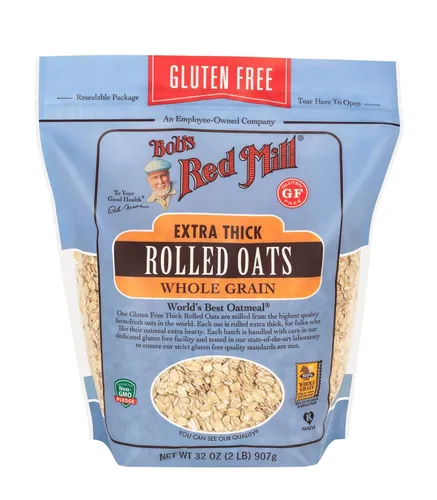 Vista 2 de Bob's Red Mill Avena enrollada extra gruesa sin gluten, 32 onzas (paquete de 4)