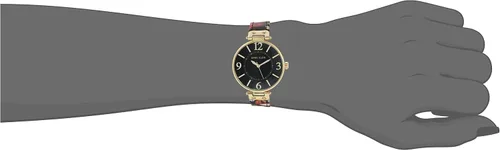 Vista 8 de Anne Klein Reloj con correa de cuero para mujer