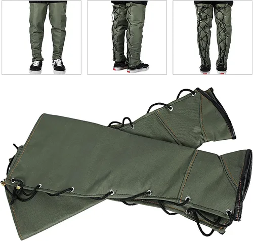 Vista 7 de Sonew Polaina de pierna de protección para mascotas, leggings a prueba de serpientes para senderismo al aire libre y camping