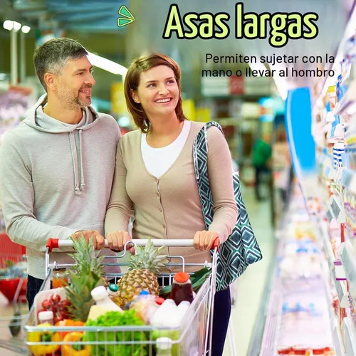 Vista 7 de Shappy 34 bolsas de comestibles reutilizables con diseño floral, bolsas plegables de nailon lavables, bolsas de compras extragrandes lindas