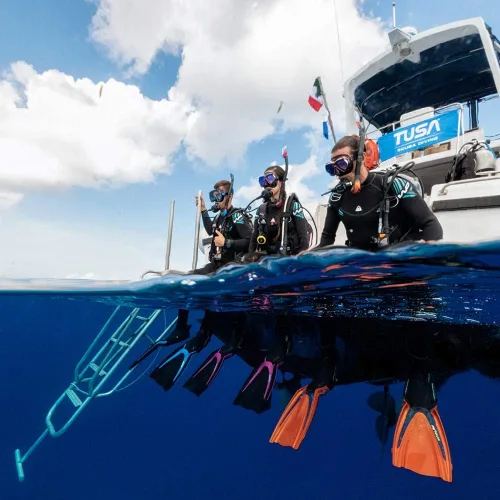 Vista 7 de TUSA SP-0101 Hyperdry Elite II - Tubo de snorkel para buceo Scuba