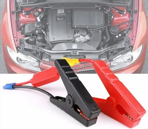 Vista 5 de Cable de Arranque con Abrazaderas, Cable de Refuerzo con Conector EC5 y Módulo de Prevención de Carga Inversa para Arranque de Coche Jump Starter
