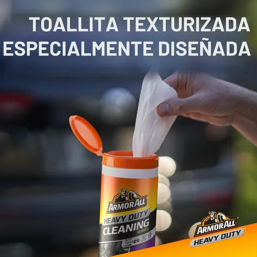 Vista 6 de Armor All - Toallitas de limpieza resistentes, Toallitas desechables para coche (75 unidades)