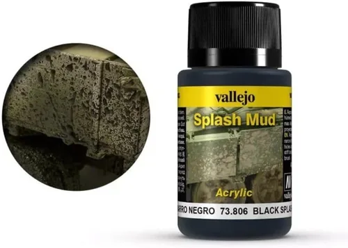 Vista 3 de Vallejo Kit de pintura modelo Black Splash Mud