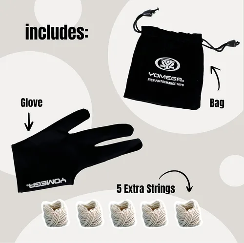 Vista 3 de Yomega Maverick - Yoyo profesional de metal de aluminio para niños y principiantes con rodamiento de bolas de tamaño C para trucos avanzados