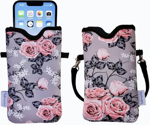 Vista 88 de Tainada Funda Estuche Bolsa de Neopreno para Teléfono para Hombres y Mujeres con Correa Cruzada/Cordón para el Cuello para iPhone 17/16/15 Pro Max