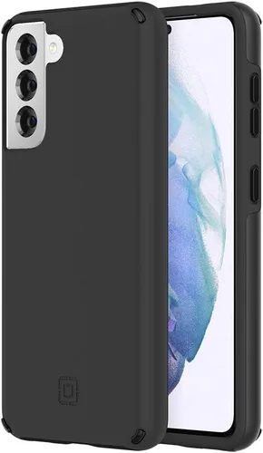 Vista 2 de Incipio Duo - Funda para Samsung Galaxy S21 (6.2 pulgadas), compatible con carga inalámbrica, funda protectora delgada de doble capa con protección