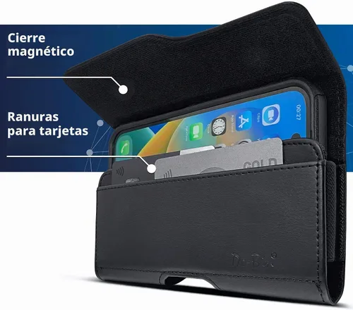 Vista 2 de DeBin - Funda para iPhone (incluyendo Pro) 17 16 16e 15 14 13 12 11 Xs