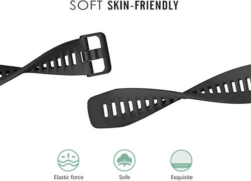 Vista 6 de Compatible con Garmin Instinct Solar/Tactical/Esports/Tide, 0.866 pulgadas de ancho, correa de repuesto de silicona suave para Garmin Instinct 2/2