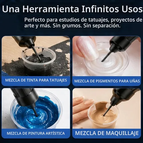 Vista 7 de Emalla Mezclador de tinta portátil recargable del equipo de la máquina