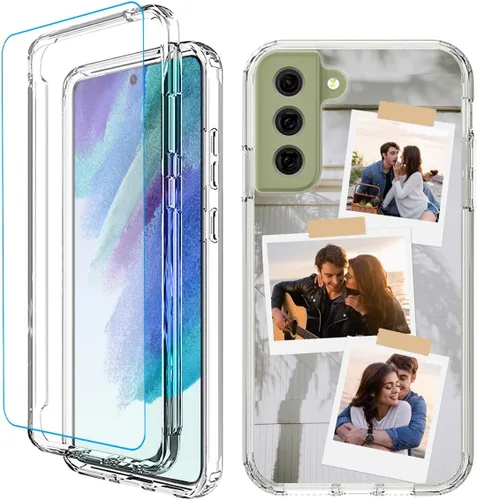 Vista 22 de Funda para teléfono con foto personalizada para Samsung Galaxy S21 5G, cubierta personalizada con imagen, texto, logotipo