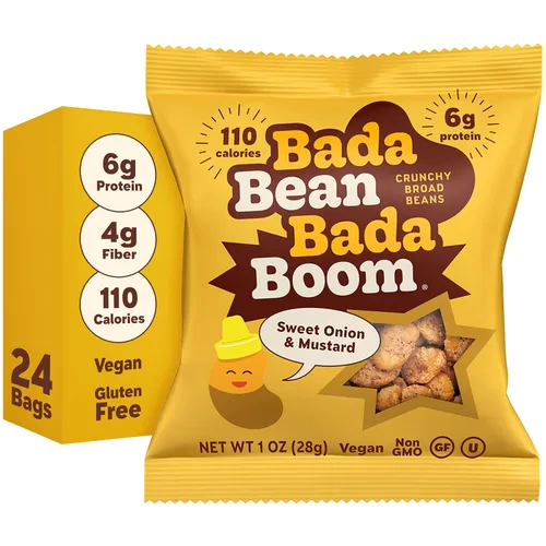Vista 9 de Enlightened Bada Bean Bada Boom - Proteína a base de plantas, libre de gluten, vegana, crujientes y tostadas (habas), 110 calorías por porción