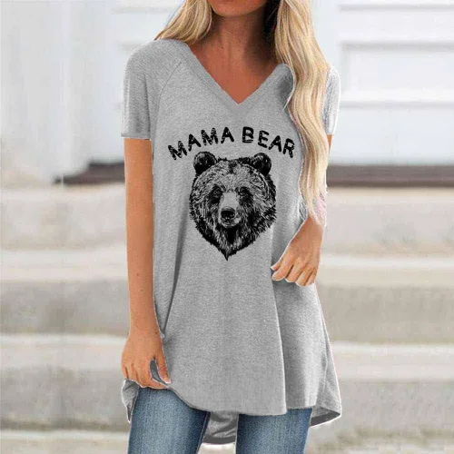 Vista 2 de Túnicas largas o tops para mujer para llevar con leggings, blusas de manga cortalarga