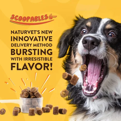 Vista 2 de NaturVet Scoopables Aceite de Anchoa Omega-Gold y Suplemento de salmón para perros y gatos – Apoya la piel y el pelaje saludables más DHA, EPA