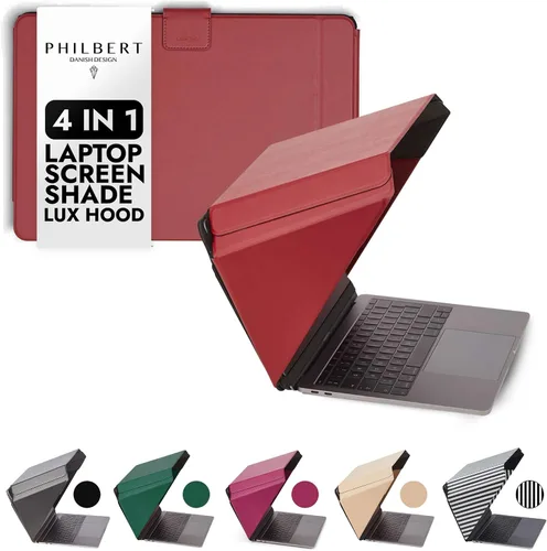 Vista 13 de Pantalla para laptop 4 en 1, capucha Lux original, protección contra el sol, privacidad, calor y contraste, independiente con bolsillo, se adapta a