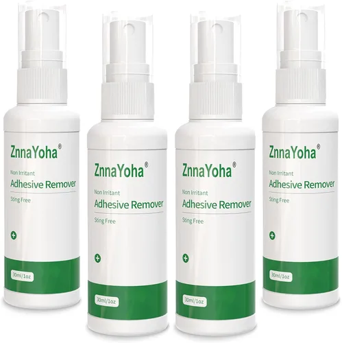 Vista 9 de Spray removedor de adhesivo, removedor de adhesivo médico sin picaduras para la piel, ideal para pacientes con ostomía, eliminación de piel sensible