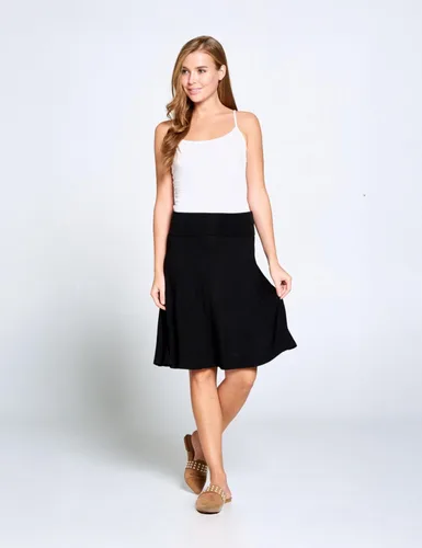Vista 3 de Popana Falda midi elástica de longitud hasta la rodilla para mujer, talla grande