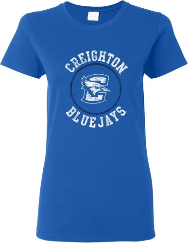 Vista 6 de NCAA - Camiseta para mujer, diseño de círculo envejecido, color del equipo, universidad