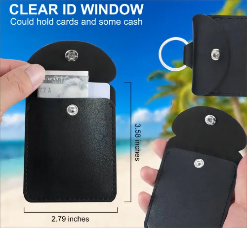 Vista 5 de XGLIAO Juego de llaveros para mujer con alarma, llavero de seguridad 9 en 1, regalo para mujeres y niñas, mamá, hija (negro)
