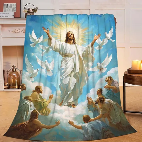 Vista 204 de Manta de águila con la bandera estadounidense y águila calva, regalos para niños, niñas, niños, adultos, mujeres y hombres, suave, acogedora, cálida